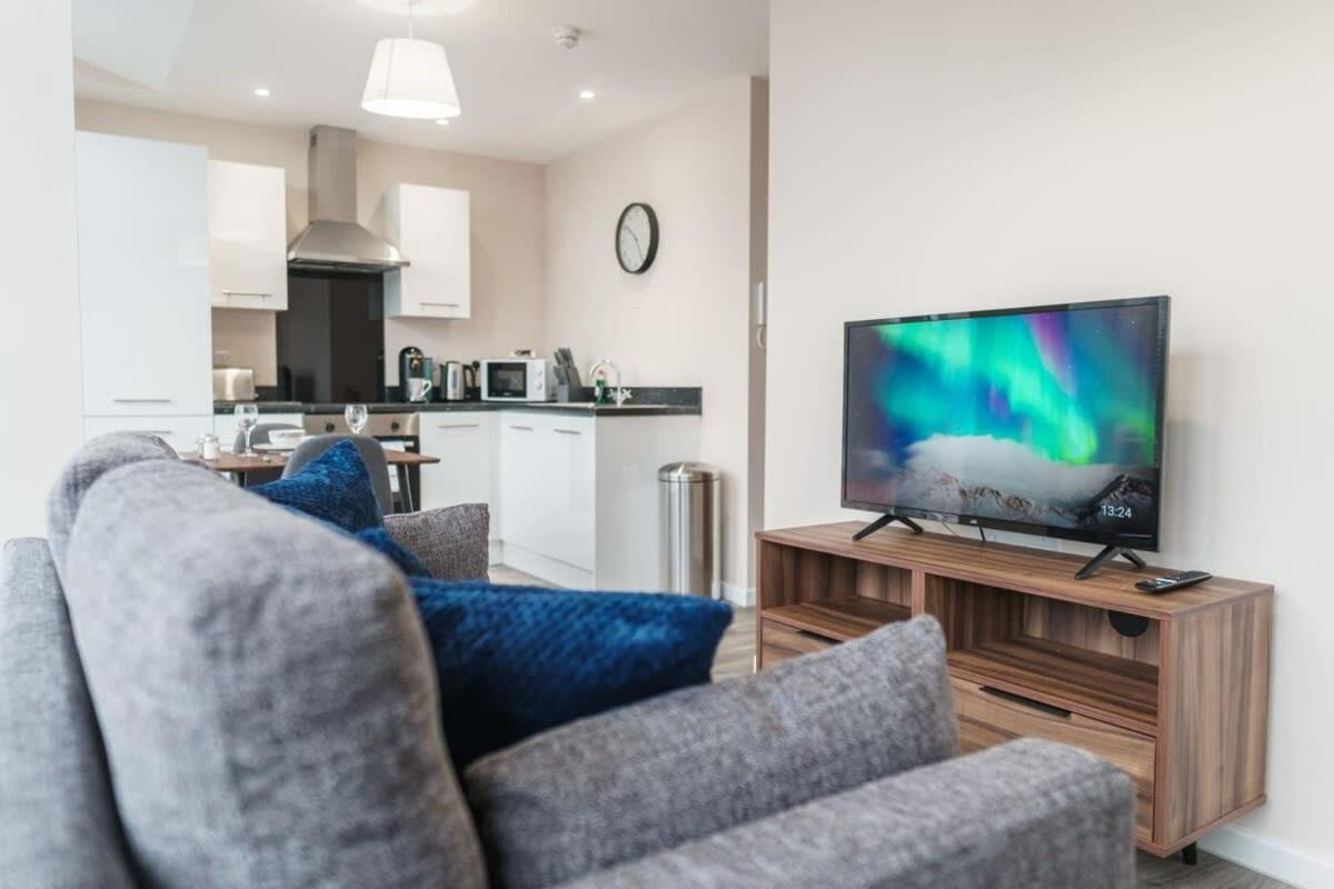Bright 1 Bed Apartment Manchester - Sleeps 2 المظهر الخارجي الصورة